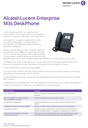 Alcatel Lucent Enterprise / M3s SIP DeskPhone