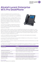 Alcatel Lucent Enterprise / M7s Pro SIP DeskPhone