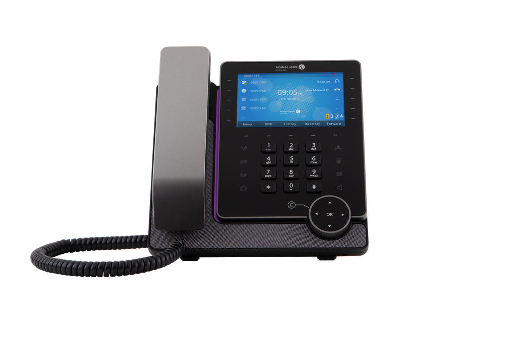 Myriad M8 - Téléphone SIP trés haut de gamme avec écran couleur - 2 ports RJ45 gigabit, 2 ports USB, Connexion Bluetooth 